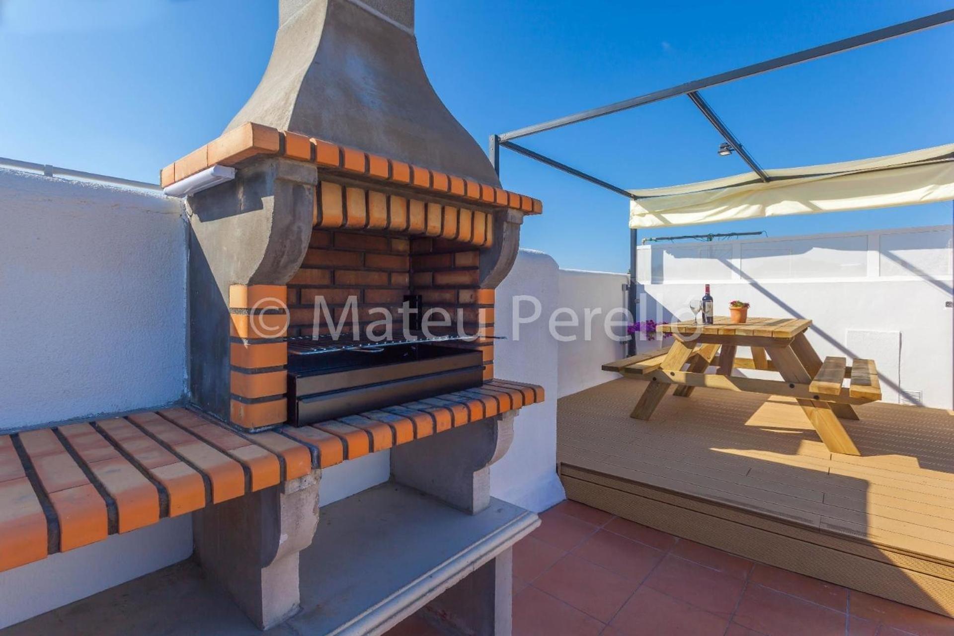 Wohnung In Son Baulo Mit Terrasse, Garten Und Grill Can Picafort  Esterno foto