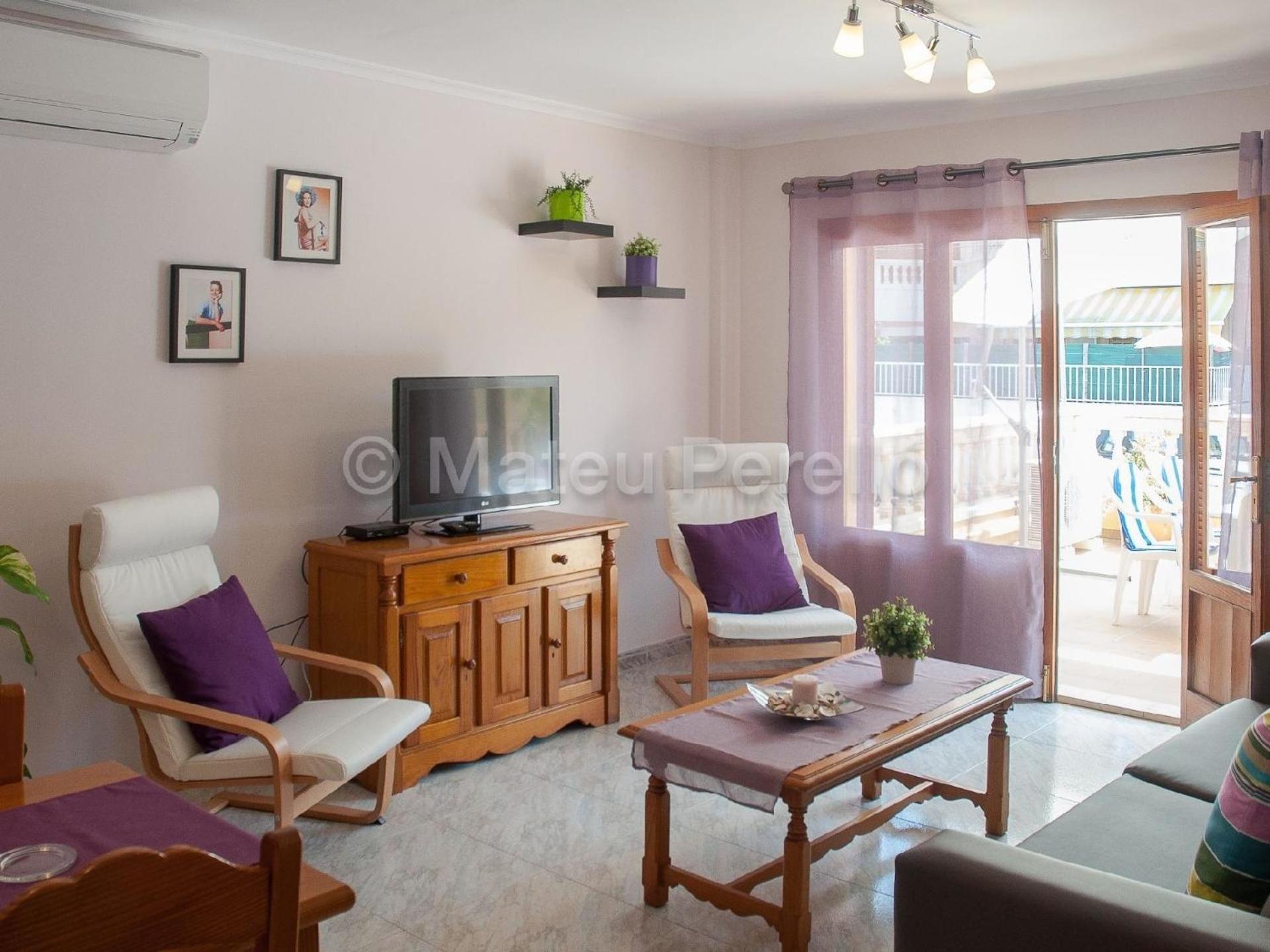 Wohnung In Son Baulo Mit Terrasse, Garten Und Grill Can Picafort  Esterno foto