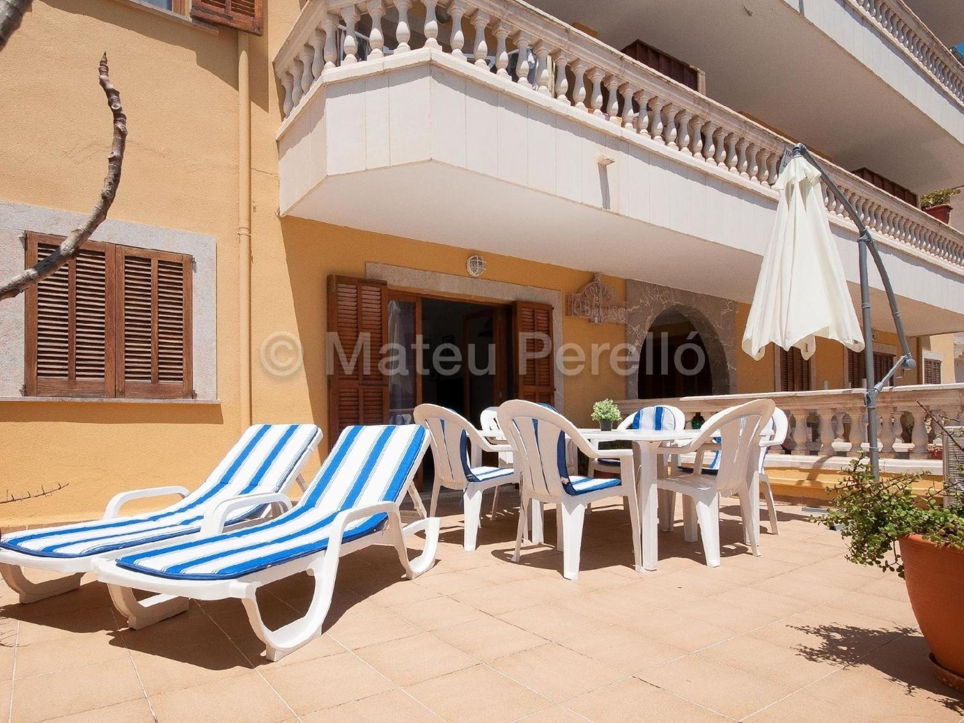 Wohnung In Son Baulo Mit Terrasse, Garten Und Grill Can Picafort  Esterno foto